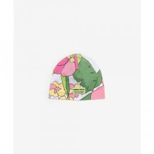 Шапка , размер 48, розовый, зеленый Gulliver. Цвет: розовый/зеленый/белый
