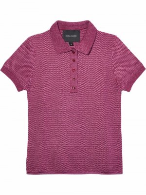 Трикотажная рубашка поло с короткими рукавами Marc Jacobs. Цвет: розовый