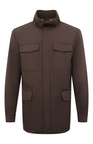 Утепленная куртка MUST. Цвет: коричневый