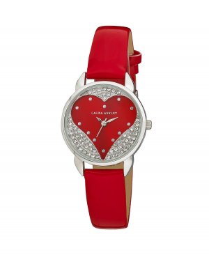 Дизайнерские часы Red Hearts , красный Laura Ashley