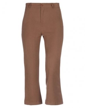 Укороченные брюки LES EPICES. Цвет: коричневый