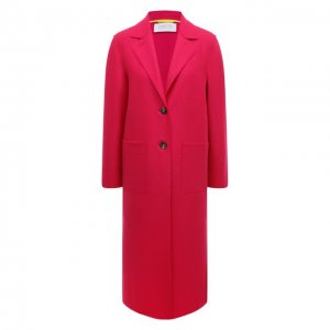 Шерстяное пальто Harris Wharf London. Цвет: розовый