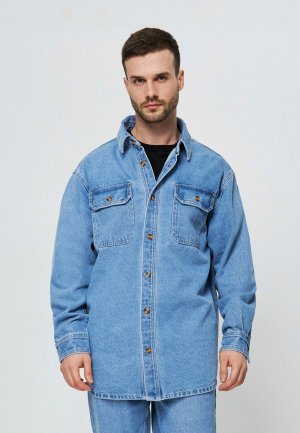 Куртка джинсовая Zrn Man. Цвет: голубой