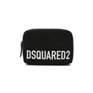 Текстильная поясная сумка Dsquared2. Цвет: чёрный