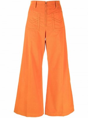 Расклешенные брюки Marni. Цвет: оранжевый