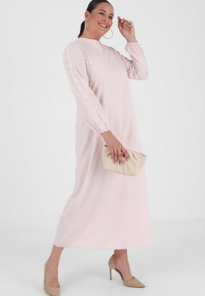 Летнее платье Powder Plus Size , цвет light pink Modanisa