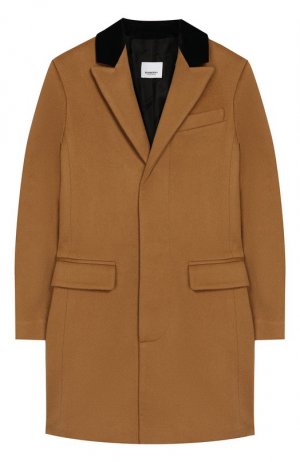 Кашемировое пальто Burberry. Цвет: бежевый