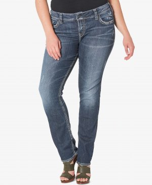 Джинсы suki прямого кроя больших размеров Silver Jeans Co.