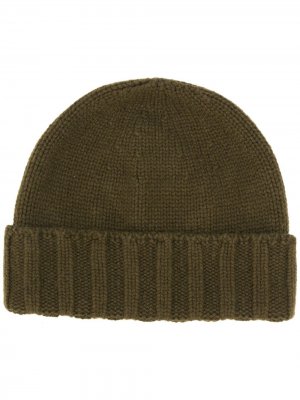 Кашемировая шапка бини Rass Drumohr. Цвет: зеленый