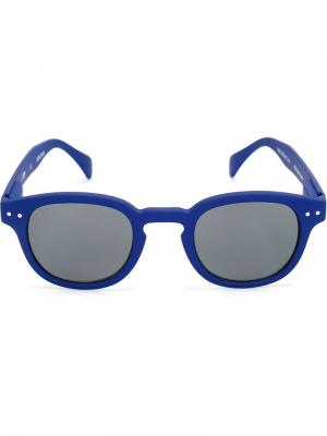 Солнцезащитные очки See Concept. Цвет: синий