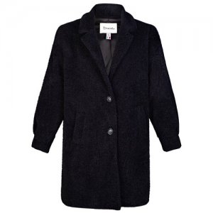Пальто демисезонное DIXIE JB02120G3901 черного цвета 14 лет. Цвет: черный