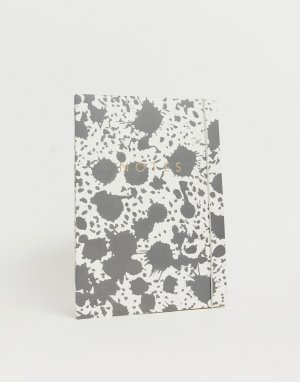 Блокнот с принтом брызг краски -Мульти The Notebook Collection