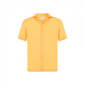 Льняная рубашка Bluemint. Цвет: оранжевый