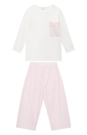 Хлопковая пижама Story Loris. Цвет: розовый
