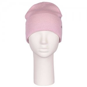 Шапка бини , демисезон/зима, шерсть, вязаная, утепленная, размер 56-58, розовый Paola Belleza. Цвет: розовый