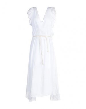 Платье длиной 3/4 LES EPICES. Цвет: белый