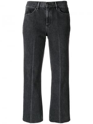 Укороченные брюки Dylan Rag & Bone. Цвет: серый