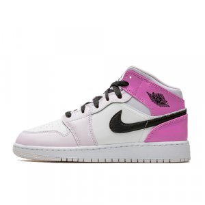 Кроссовки, размер 36,5 EU, белый, черный Jordan. Цвет: черный/белый/розовый