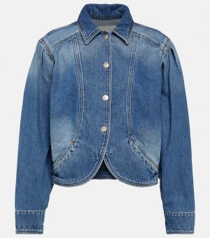 Укороченная джинсовая куртка valette , синий Isabel Marant
