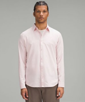 Рубашка приталенного кроя с длинными рукавами New Venture, розовый Lululemon