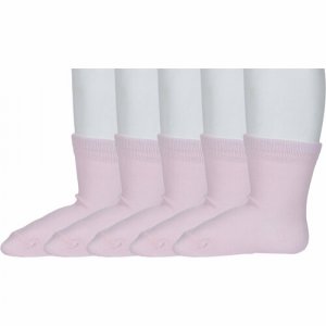 Носки 5 пар, размер 12-14, розовый RuSocks. Цвет: розовый/светло-розовый