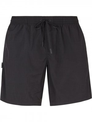 Плавки-шорты с логотипом FF Fendi. Цвет: черный