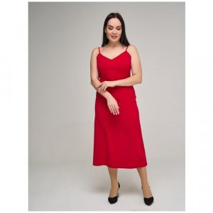Платье , размер 54, красный DiSORELLE. Цвет: красный