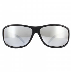 Черные резиновые серебряные зеркальные поляризованные солнцезащитные очки с запахом montana, черный Montana
