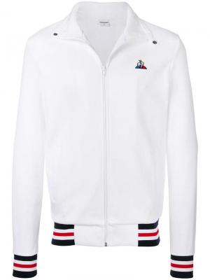 Спортивная куртка с полосками Le Coq Sportif. Цвет: белый