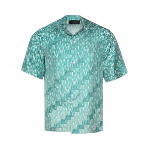 Шелковая рубашка x Palm Springs Зеленая Amiri