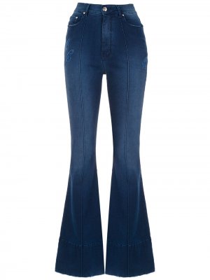 Расклешенные джинсы Kansas Amapô. Цвет: синий
