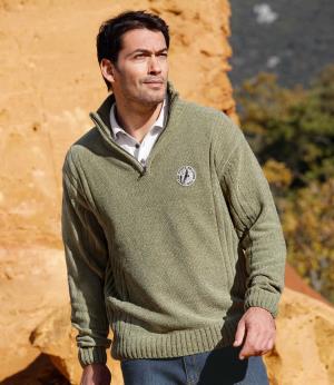 Пуловер «Аризона» AFM. Цвет: зеленыи