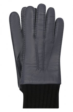 Кожаные перчатки Dents. Цвет: синий
