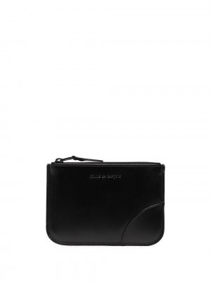 Клатч с тисненым логотипом Comme Des Garçons Wallet. Цвет: черный
