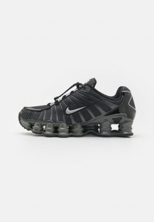 Низкие кроссовки SHOX, черный/серебристый металлик/антрацит/высокое напряжение Nike