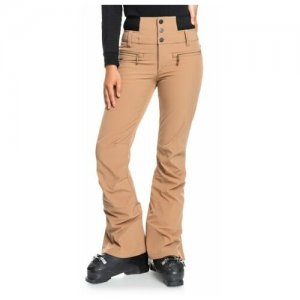 Сноубордические штаны Rising High, Цвет коричневый, Размер S Roxy. Цвет: коричневый