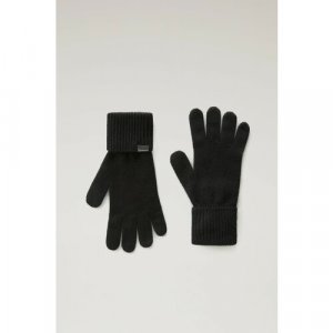Перчатки , размер M, черный Woolrich. Цвет: черный