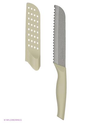Керамический нож для хлеба BergHOFF. Цвет: светло-серый