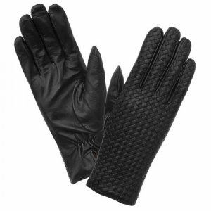 Перчатки , размер 7, черный Tony Perotti. Цвет: черный