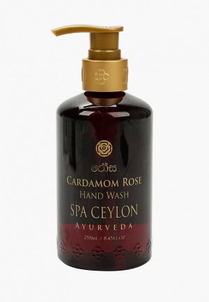 Жидкое мыло Spa Ceylon Роза и кардамон, 250 мл.. Цвет: коричневый