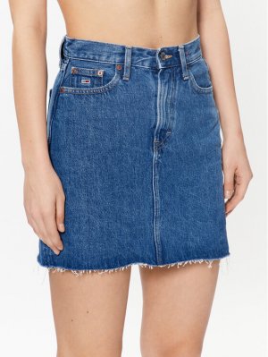 Джинсовая юбка стандартного кроя , синий Tommy Jeans