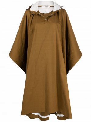 Пальто с капюшоном KASSL Editions. Цвет: коричневый
