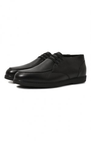 Кожаные ботинки Doucals Doucal's. Цвет: чёрный