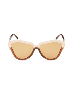 Солнцезащитные очки «кошачий глаз» 62 мм , желтый Karen Walker