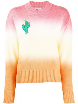 Свитер Cactus с эффектом омбре Mira Mikati. Цвет: розовый