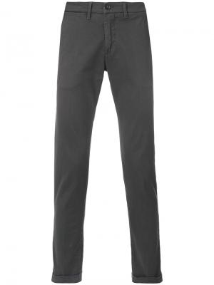Классические брюки-чинос Re-Hash. Цвет: серый