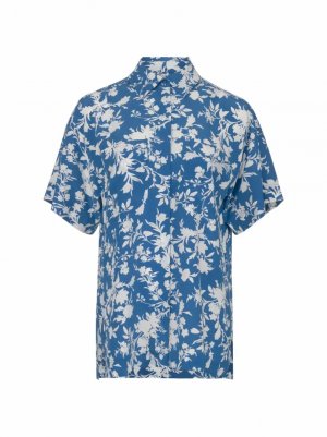 Шелковая рубашка с цветочным принтом Shona Joy