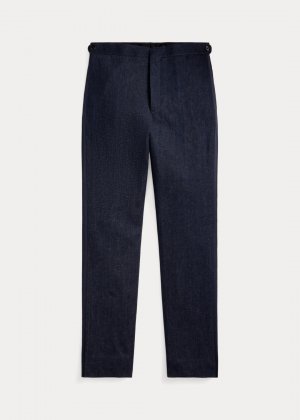Джинсовые брюки-смокинги Slim Fit цвета индиго Ralph Lauren