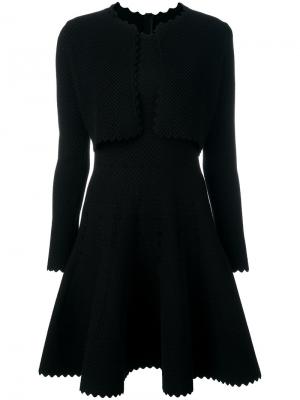 Платье с эффектом болеро Alaïa Vintage. Цвет: чёрный