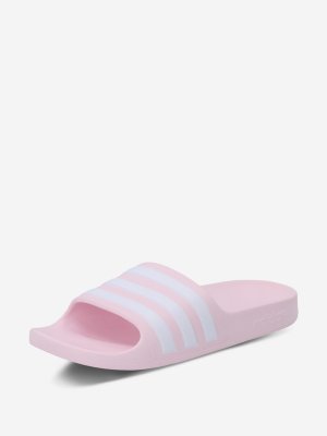 Шлепанцы для девочек Adilette Aqua K, Розовый, размер 37 adidas. Цвет: розовый